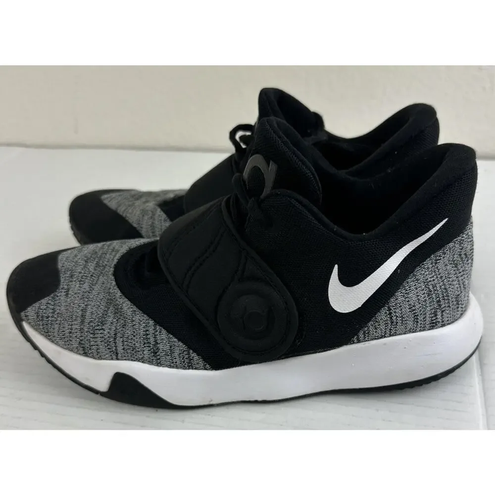Nike KD Trey 5 VI Low Black White Basketball Shoes Size 7Y Some Scuffs